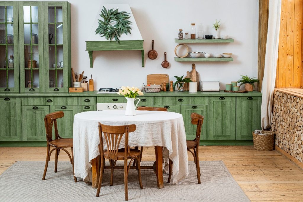 Designul Interior Rustic în Bucătărie