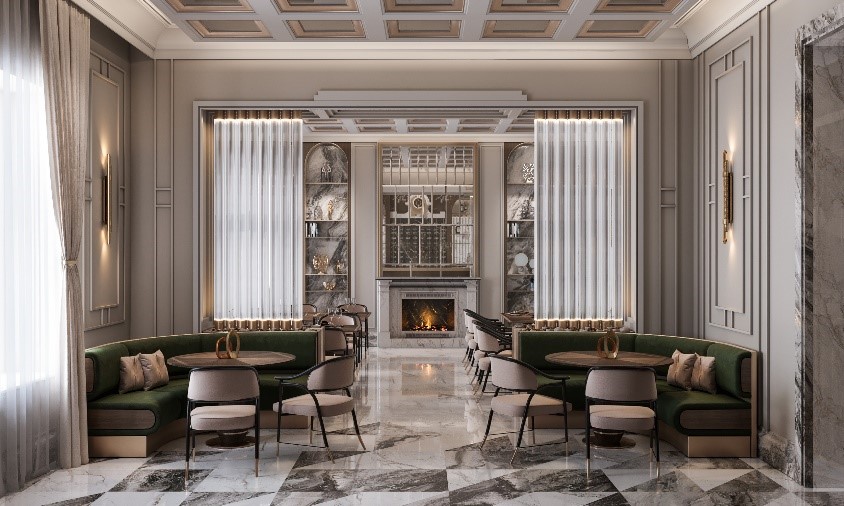 Design interior pentru un restaurant, creând o atmosferă primitoare și atrăgătoare