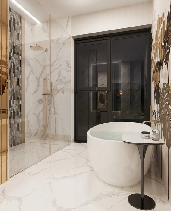 design interior baie modernă