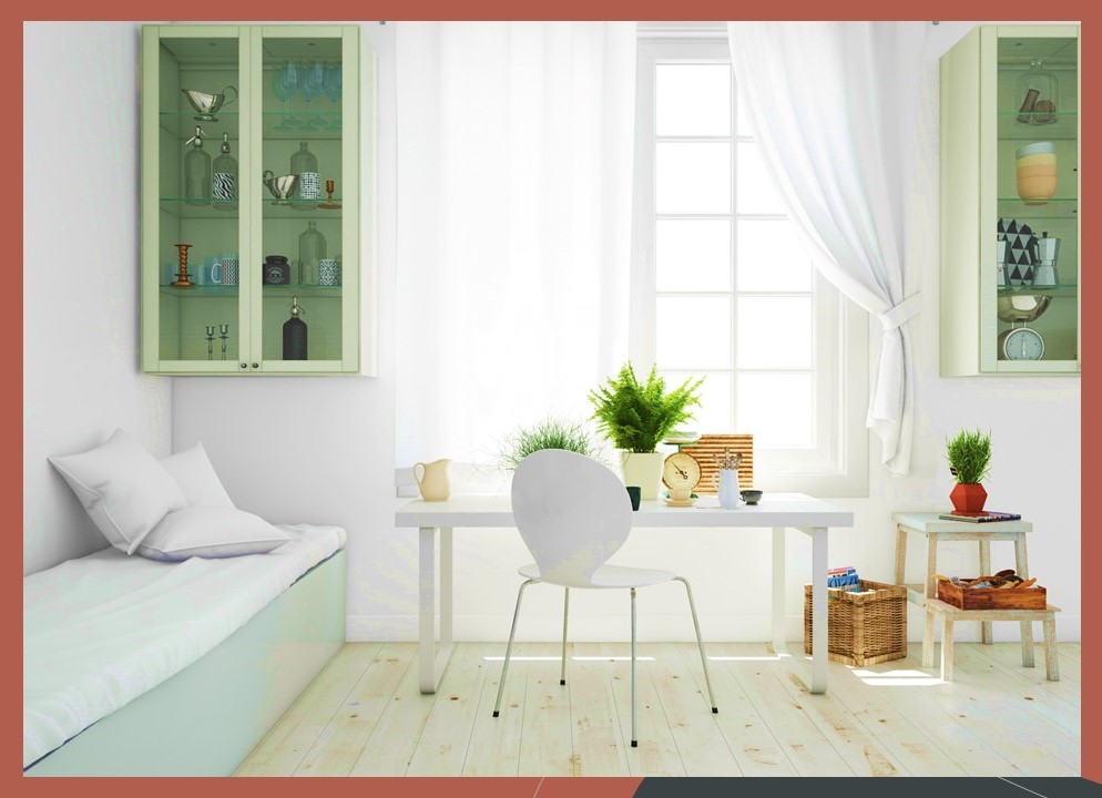 Design interior alb minimalist