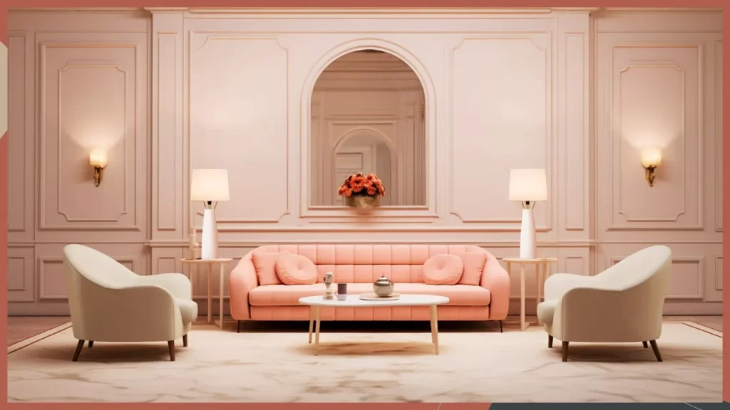 Culori folosite în amenajarea unei camere în stil Rococo