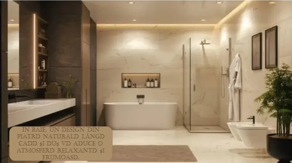 Transformă baia într-un spa natural cu piatră naturală