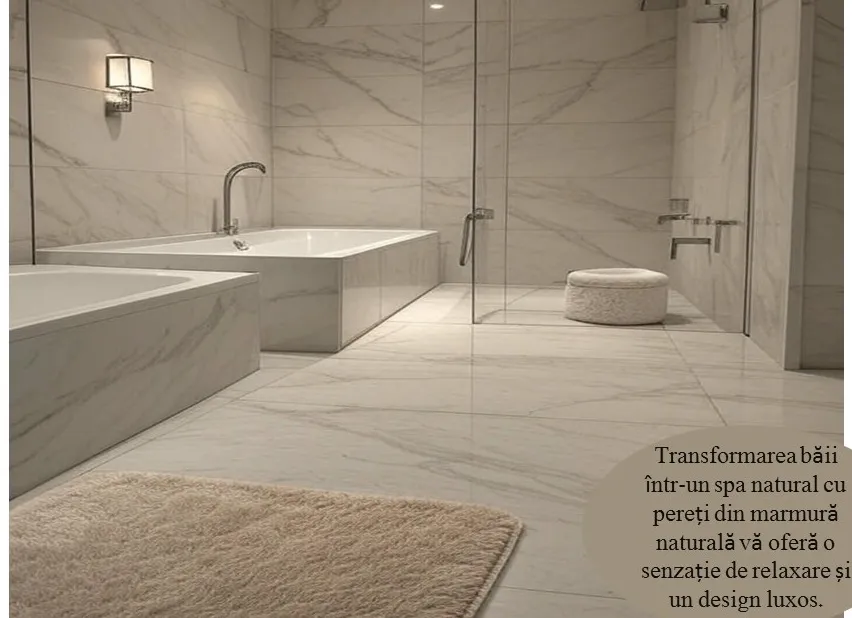 Transformă baia într-un spa natural cu piatră naturală